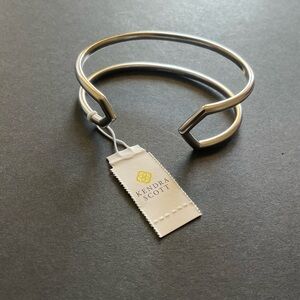 Kendra Scott Silver Double Band Cuff